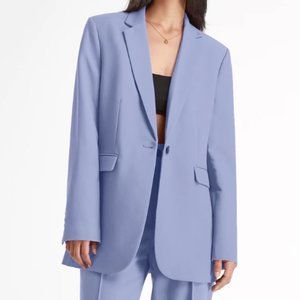 Solid Colored Essential Blazer Jacket